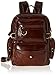Tom Clovers Women's Men's Sports Bag Hiking Leather Backpack Cycling Backpack Daypack School Bag Brown