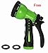 Collapsible Garden Hose - Improved 50ft Expanding Water Hose Kit, with Double Latex Core, 3/4