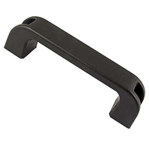 Tirador de gabinete puerta - TOOGOO(R)Tirador negro de plastico