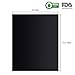 WINSEE Grill Mat Set of 5 Non-Stick BBQ Grill Baking Mats Cooking Mats FDA-Approved PFOA Free Reusable and Easy to Clean 15.75 X 13 Inch Black