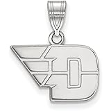 LogoArt Sterling Silver University Of Dayton Small Pendant Chain Included