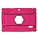 Transwon 7 Inch Kids Case Compatible with INONI Kids Tablet Android 6.0, Ainol Q88, TOPELOTEK 7, Dragon Touch Y88X Plus, Tagital 7 T7K, Contixo Kids Tablet K2 K3 - Pink