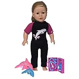 Dolphin Trainer set for 18 inch Dolls - Doll Swim Set for 18 inch Dolls ( Doll not included)