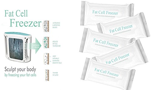 5 Packs of Fat Cell Freeze Pads(Replacement Pads Only)(Fat Cell Freeze System Sold Seperately) (Fat Freezer)