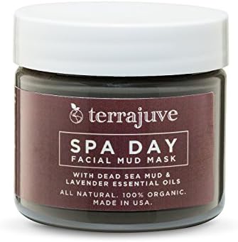 TerrajuveDead Sea Mud Facial Mask, Remove Impurities and Dead Skin, Acne, Blackheads or Pimple Treatment, Fights Oily Skin, Deep Pore Cleansing, Pure, Organic, All Natural, Made in USA