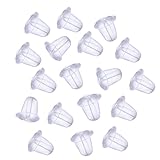 ODETOJOY Rubber Earring Backs Silicone Bullet Clutch Safety Stopper for Fish hook Earrings Stud Earring Backs Secure