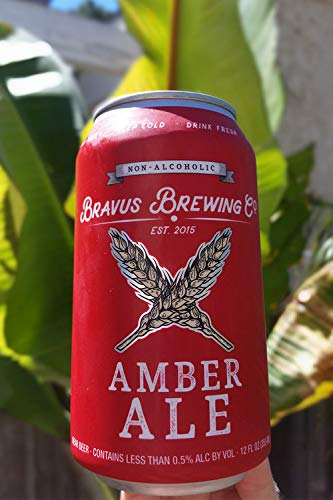 Bravus Non-Alcoholic Amber Ale - 12 Fl Oz | Pack of 6