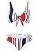 BMJL Women's Sexy Detachable Padded Cutout Push up Striped Bikini Set Two Piece Swimsuit (Small, Stripe 1)
