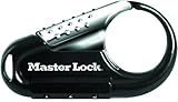Master Lock 1547D Set Your Own Combination Backpack Lock 3-5/16 in. Wide with 1-3/16 in. Shackle, Black