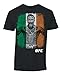 UFC Men's Conor McGregor Flag Tee Shirt Black