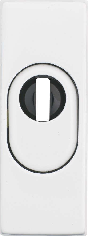 ABUS RSZS316 W SB Protective Escutcheon Plate with Cylinder Protection for Metal Doors White 09409