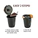 SOLOFILL 2.0 2in1 Refillable Filter Cup for Keurig 2.0 K200, K300, K400, K500 and PLUS Series carafe or single serve size (Full Menu)