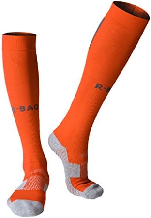 Soccer Socks, Team Athletic Socks for Kids Youth Adult, Over-the-Calf, Cushioned