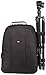 Amazon Basics DSLR Camera and Laptop Backpack Bag (Black Exterior and Gray Interior)