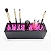 SMISOL Makeup Brush Holder Cosmetic Organizer, Vanity Display Storage & Air Drying (black-01)