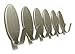 OX Adhesive Hooks, Gear Heavy Duty Stainless Steel Wall Hooks Perfect Stick on Hooks for Jewelry organizing, hat Hooks, Coat Hook, Home Kitchen Bathroom Shower Dorm Room Organizer! (6, Small)