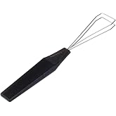 Qisan Stainless Steel Keycap Puller &amp; Switch Puller for Mechanical Keyboards | Plastic Handle Key Cap Removal Tool for Gaming Keyboards | Professional Keyboard Maintenance Tool &amp; Accessories - Black