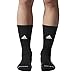 adidas Unisex-US Traxion Menace Crew Football & Basketball Sock (1-Pair), Black/White/Onix/Dark Grey, 9.5-12