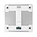 LUOYIMAN Body Weight Scale Digital Electronic Bathroom Scale High Accuracy 180kg/396lb (Silver)