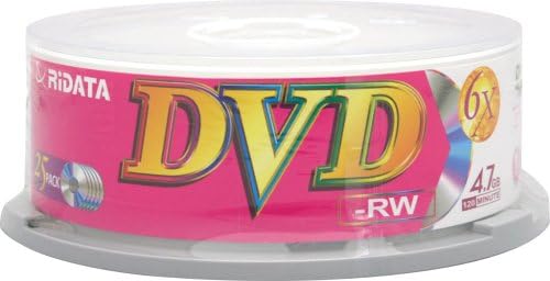 Ritek Ridata DVD-RW 4.7GB, 6X, 25-pack (Discontinued by Manufacturer)