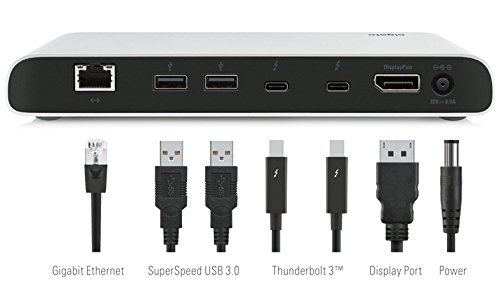 Elgato Thunderbolt 3 Dock with 50 cm Thunderbolt cable, 40Gb/s,85W MacBook Pro charging,dual 4K support
