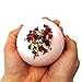 Night of Romance Giant XXLG 12 Ounce Fizzy Bath Bomb Featuring Real Dried Flower Petals by Villamonte Lane