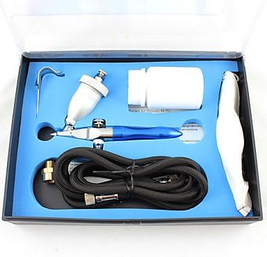 HJLWST Air Eraser Kit Gravity Feed Mini Sandblaster Abrasive Sprayer Spray Gun