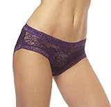 Sofishie Ruffle Back Midnight Bow-Tie Panties - Dark Purple - Large