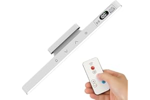 Under Cabinet Lighting, Remote Controlled Rechargeable Under Cabinet Light, Three Color Temperature Options & Magnetic Base f