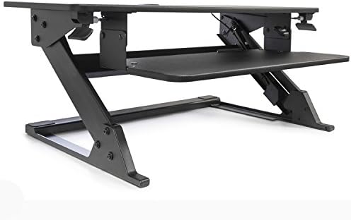 Volante Desktop Sit-Stand Workstation Black