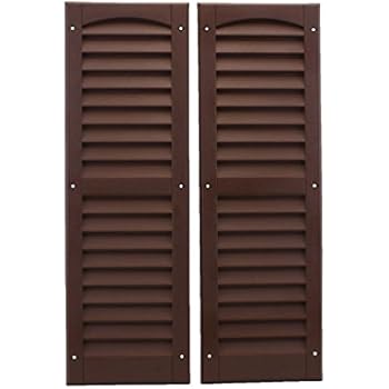 Amazon.com: Louvered Shed or Playhouse Shutters Green 9" X ...