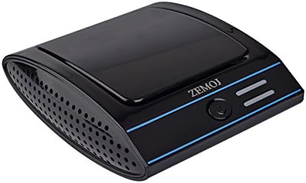 ZEMOJ Z1 Car Air Purifier Ionic Air Cleaner Freshener Hepa Air Filter Purifier,UV Lamp and Activated Carbon Filter to Remove Smoke,Dust,Odor(Black)