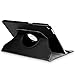 kwmobile Rotating Case Compatible with Sony Xperia Tablet Z - Case PU Leather Tablet Cover with Stand - Black