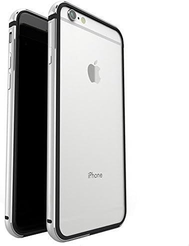 iPhone 6 Plus Case, iPhone 6S Plus Case,Niubity bumper TPU+Metal Frame Slim Dual Layer Case for iPhone 6Plus (2014) / 6S Plus(2015) (Silver)