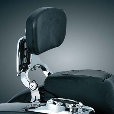 Kuryakyn 1660 Multi-Purpose Driver & Passenger Backrest (ea) for Harley-Davidson Backrest & Mount Plates sold separately (1660)