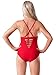 BAWDY Women's Retro One Piece Plus Size Monokini Swimsuit - Designed in USA