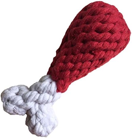 Pet Puppy Dog Cotton Rope Chew Toys Teeth Cleaning for Small and Medium Dogs Cats