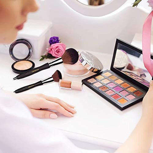 KISSBOBO Makeup Brushes for Powder Concealer Eyeshadow Blending Blush Eyebrow Foundation (7 Pcs)