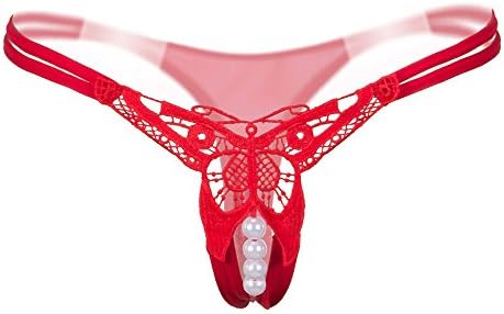 Panties for Women Sexy Pendant Pearl G String Low Waist Thongs Underwear Panties Lingerie for Women for Sex