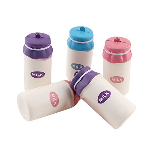 Clearance! ZOMUSA Yogurt Bottle Squeeze Jumbo Stress Stretch Soft Scented Slow Rising Toys (As picture show) - Thumbnail 2