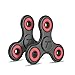 Trianium 2 Pack Fidget Spinner [Miniature Series] Stress Reducer Figit Spinner Toy for Kids and Teen [Premium Ball Bearing] Hands Finger Spin Toys For Anxiety, Autism, Boredom (TM000155)
