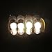 Jofan 24pcs Warm White Mini Lights Paper Lantern Lights LED Balloon Lights for Floral Party Wedding Decoration (Waterproof and Submersible)