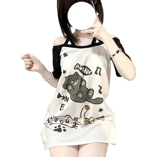 Harajuku Y2k Women's White T-Shirt Punk Japanese Oversized Tees