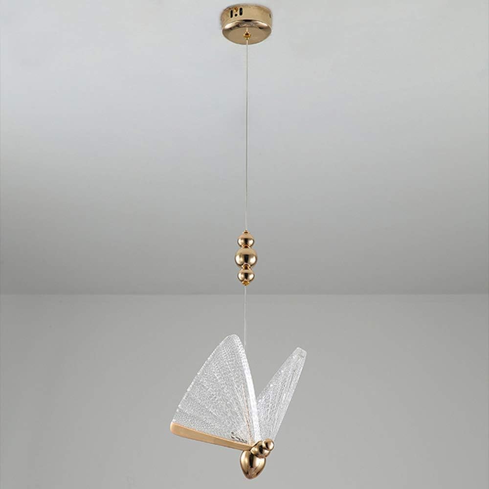 HLL Modern Led Hanging Lights Creativity Butterfly Chandelier Bedroom