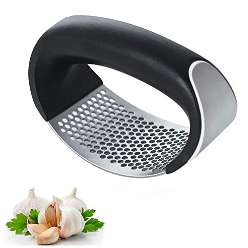 Garlic Press Stainless Steel Propresser/Ginger Press Heavy Duty/Large
