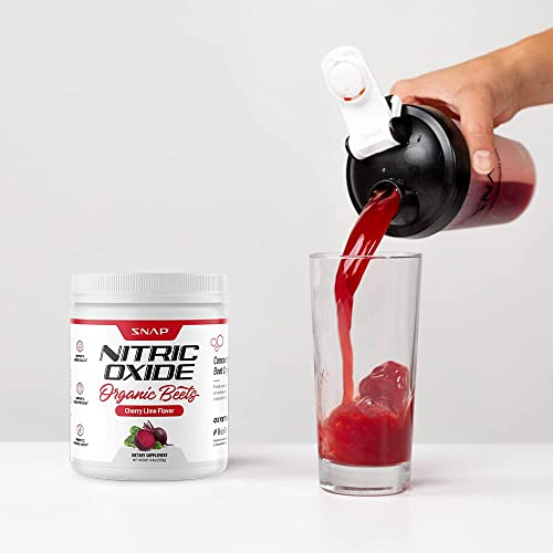 Snap Supplements Organic Beet Root Powder Nitric Oxide Supplement