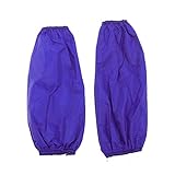 Healifty 1 Pair Waterproof Oilproof Arm Sleeves Covers Oversleeves Sleevelets Cleaning Protective Kitchen Tool Blue