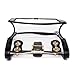 Blue Heaven Clear Boxy Shoulder Bag Chain Strap Crossbody Purse - Stadium/Concert Venues Approved, Black, Small