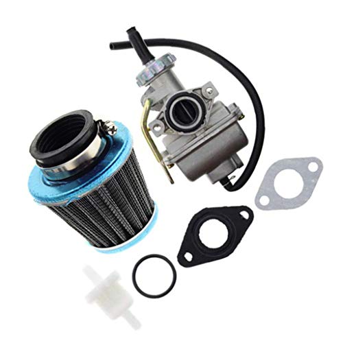 AutumnFall Durability PZ20 Carburetor for Kazuma Baja 50cc 70cc 90cc 110cc 125cc with Air Fuel Filter (A)