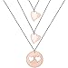 Zuo Bao Mother and Daughters Necklace Set- Mom and Daughter Jewelry- Gift for Mom- Mother's Day Gift (Rose Gold-2 daughter)